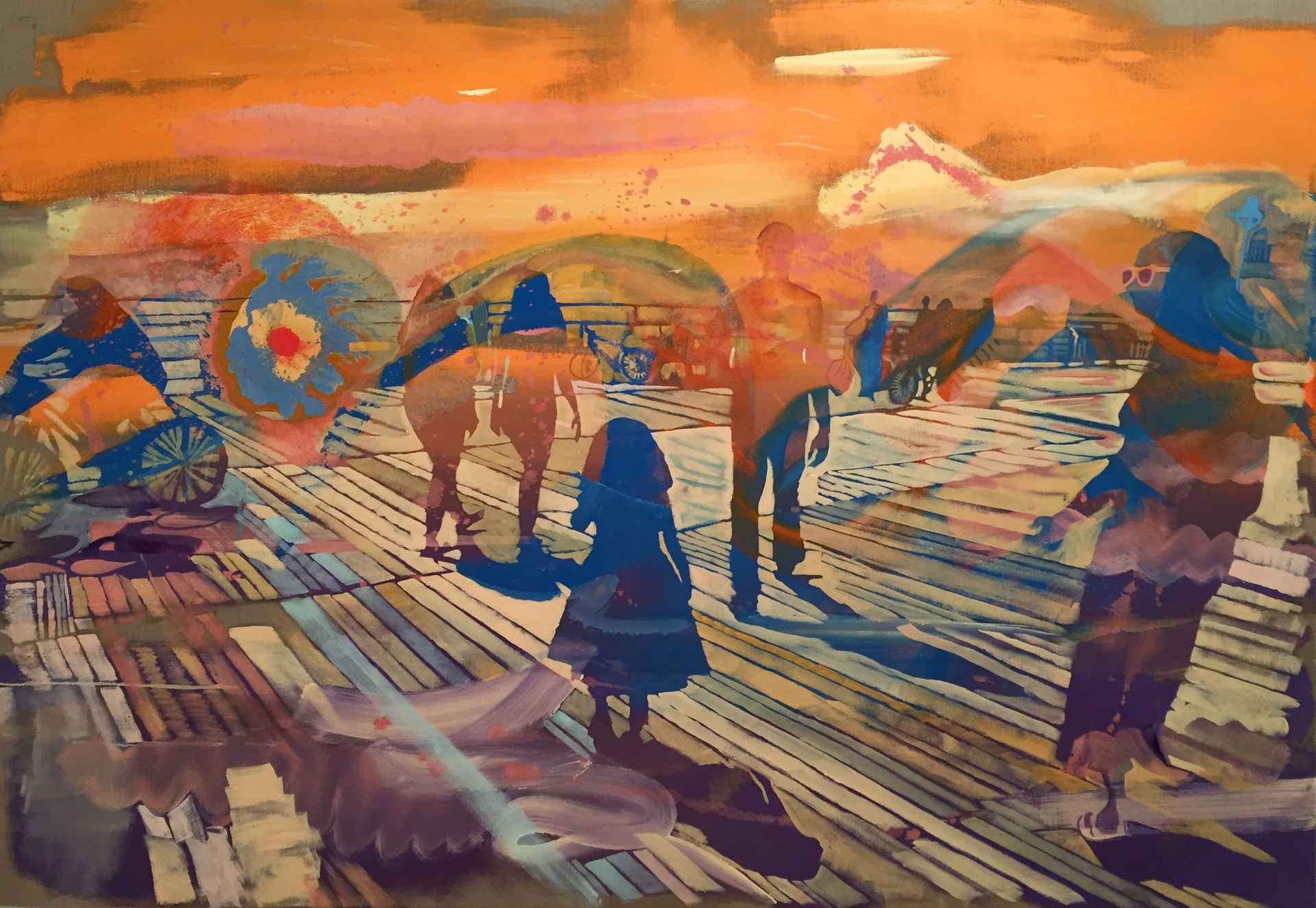 Sunny Boardwalk by Andrew Fish Sunny Boardwalk by Andrew Fish