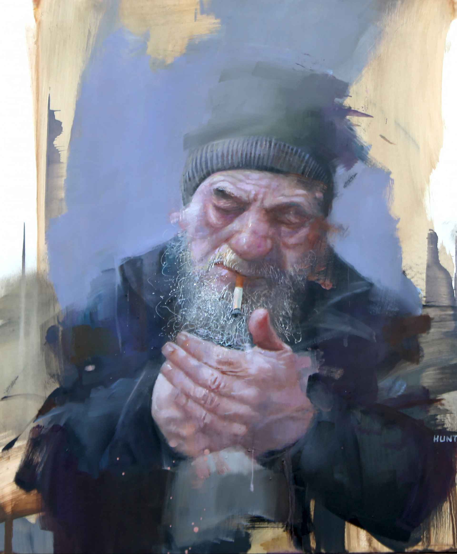 Smoker (study) by Andrew Hunt
