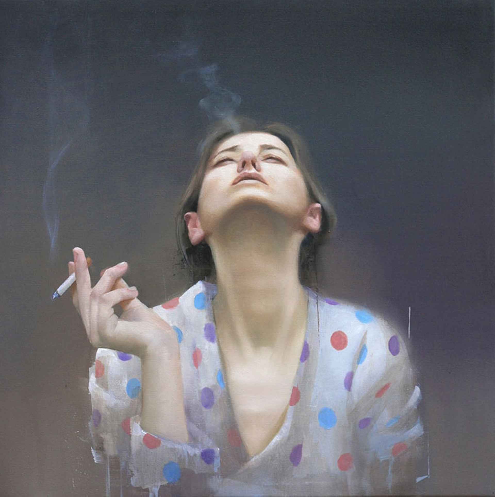 Smoking Girl by Andrew Hunt