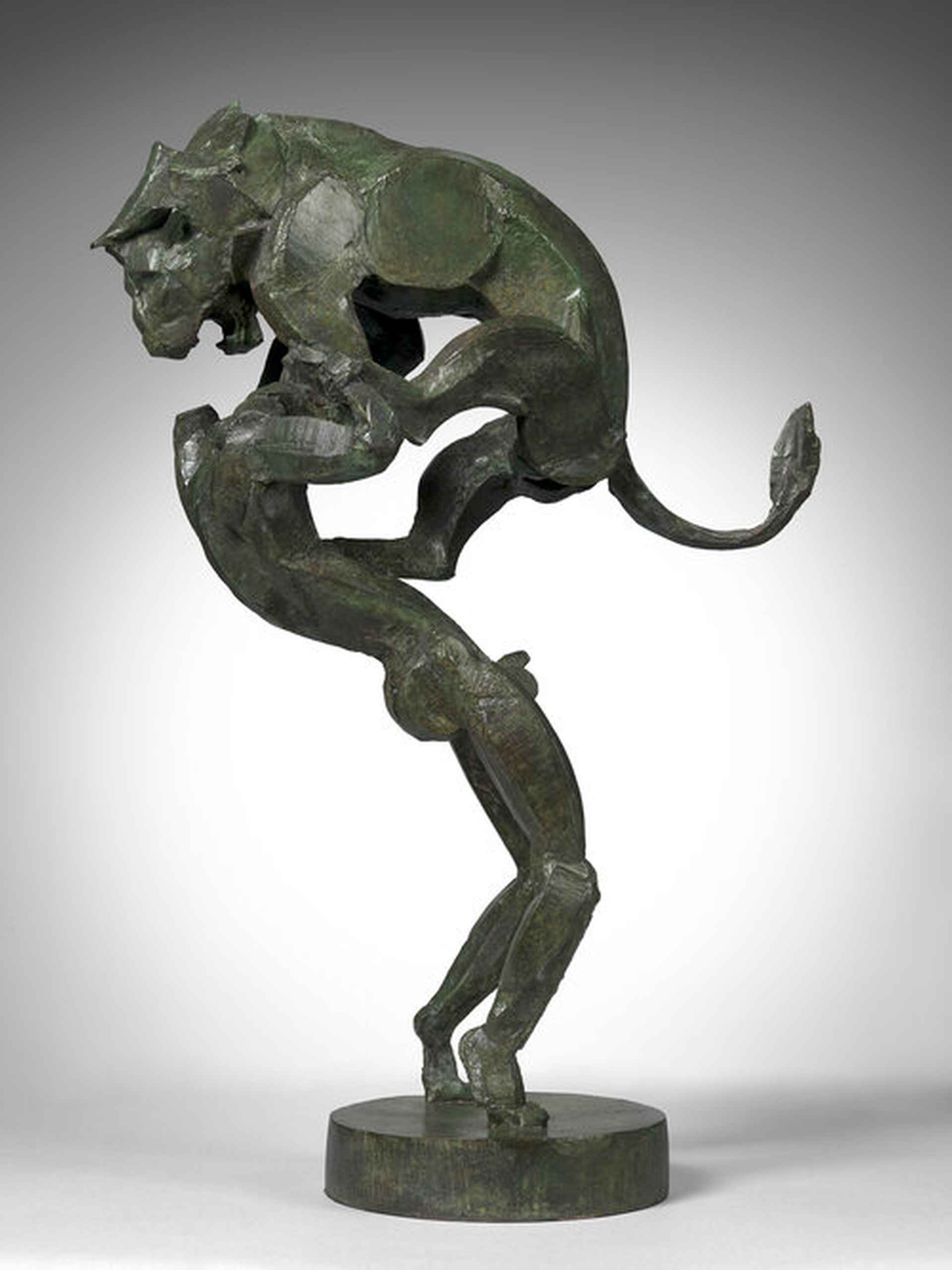 Hercules & Lion (maquette) by Sophie Dickens