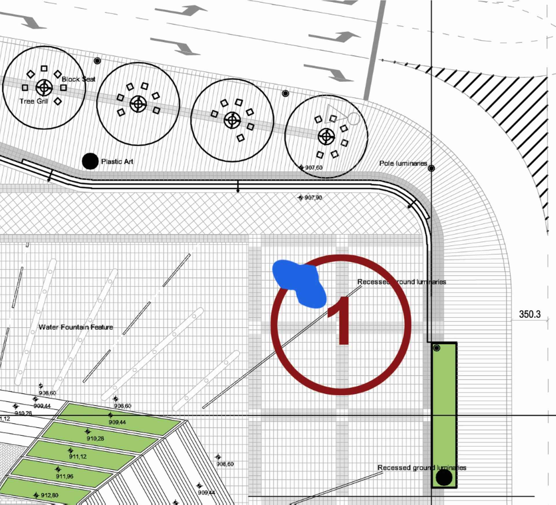 Orientation and placement of Love Me by Dostyk Plaza, Kazakhstan