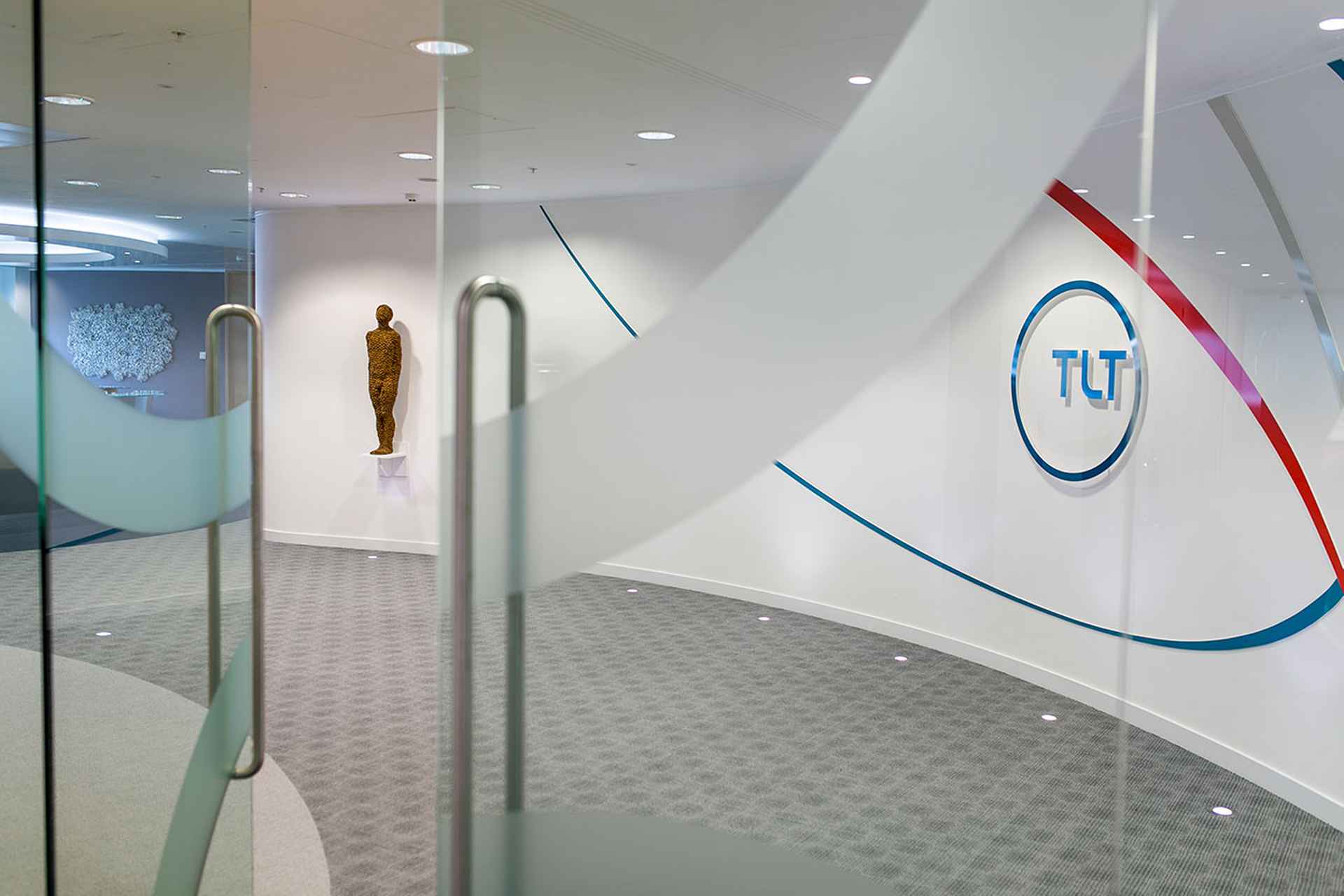 First impression as you walk through the entrance by TLT Solicitors