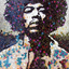 Jimi in Plectrums by Ed Chapman